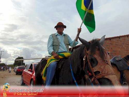 Cavalgada realizada em Nossa Senhora das Dores