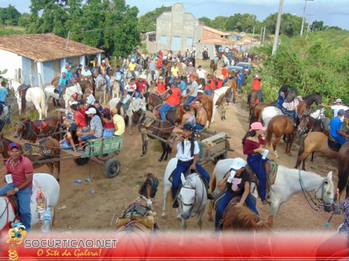 Cavalgada realizada em Nossa Senhora das Dores