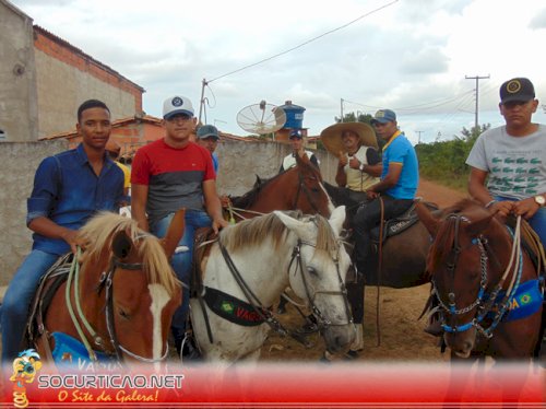 Cavalgada realizada em Nossa Senhora das Dores