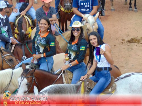 Cavalgada realizada em Nossa Senhora das Dores