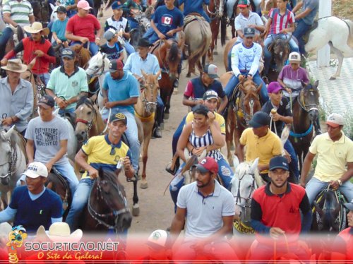 Cavalgada realizada em Nossa Senhora das Dores