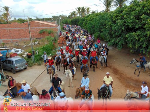 Cavalgada realizada em Nossa Senhora das Dores