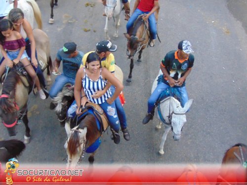 Cavalgada realizada em Nossa Senhora das Dores