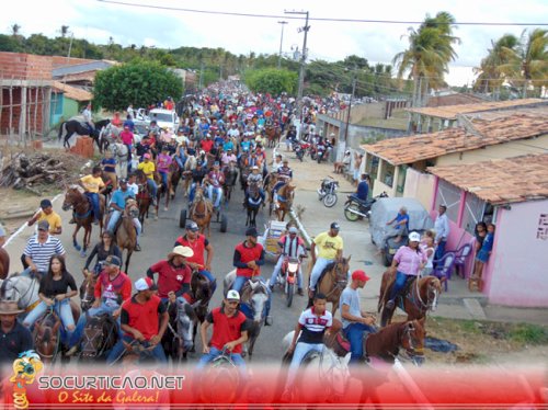 Cavalgada realizada em Nossa Senhora das Dores