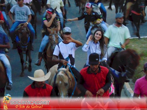 Cavalgada realizada em Nossa Senhora das Dores