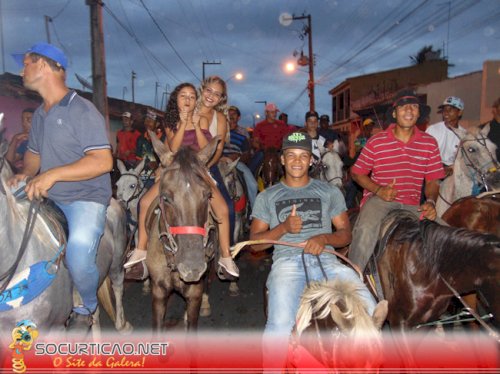 Cavalgada realizada em Nossa Senhora das Dores