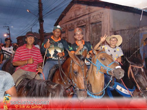 Cavalgada realizada em Nossa Senhora das Dores