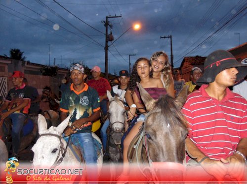 Cavalgada realizada em Nossa Senhora das Dores