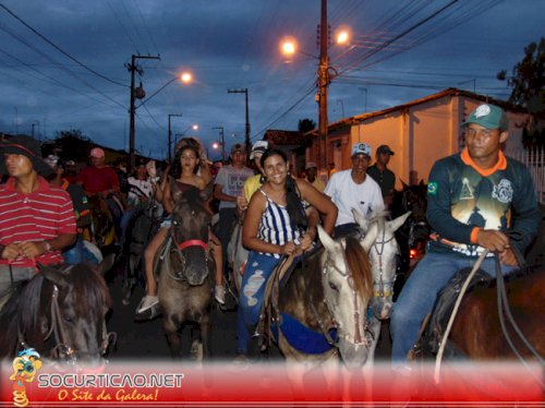 Cavalgada realizada em Nossa Senhora das Dores