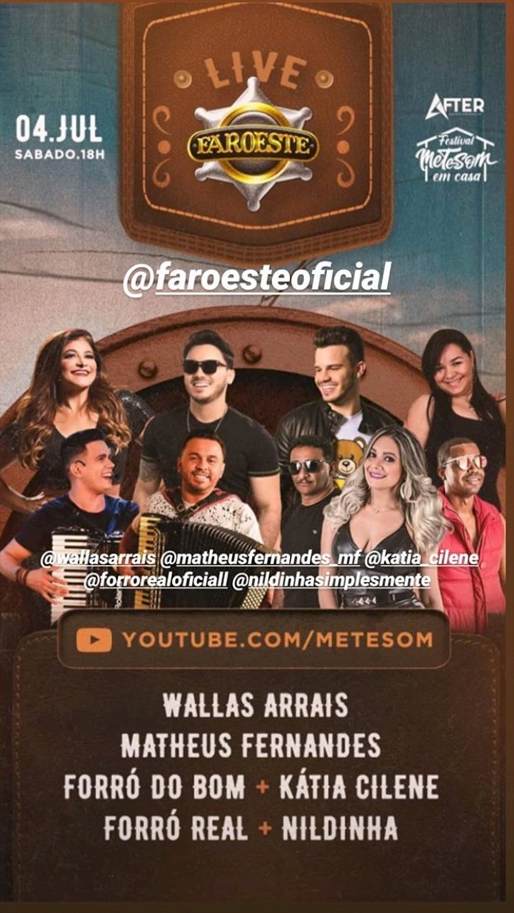 Final de semana chegou, confira as lives que agitarão sua quarentena dia 04